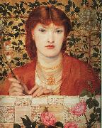 Dante Gabriel Rossetti Regina Cordium oil